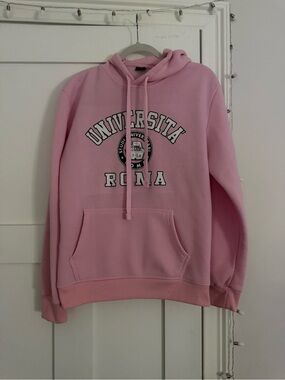 NFINITY Pink Hooded Pullover with Logo Tag